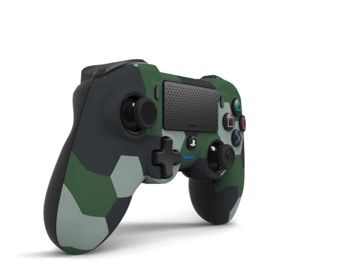 NACON PS4 ASYMMETRIC WIRELESS CONTROLLER GREEN CAMO IGRALNI PLOŠČEK