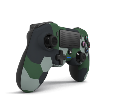 NACON PS4 ASYMMETRIC WIRELESS CONTROLLER GREEN CAMO IGRALNI PLOŠČEK