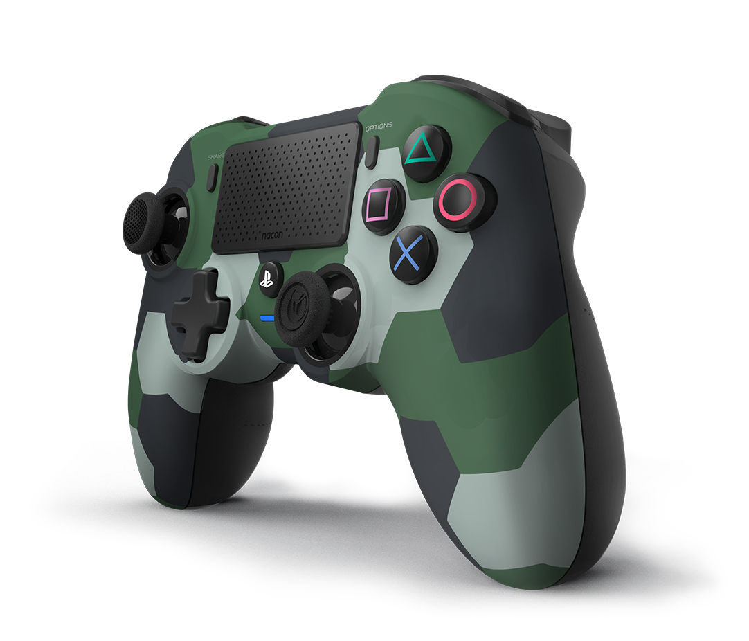 NACON PS4 ASYMMETRIC WIRELESS CONTROLLER GREEN CAMO IGRALNI PLOŠČEK