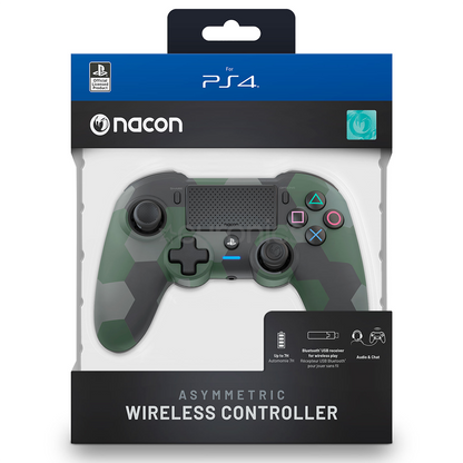 NACON PS4 ASYMMETRIC WIRELESS CONTROLLER GREEN CAMO IGRALNI PLOŠČEK