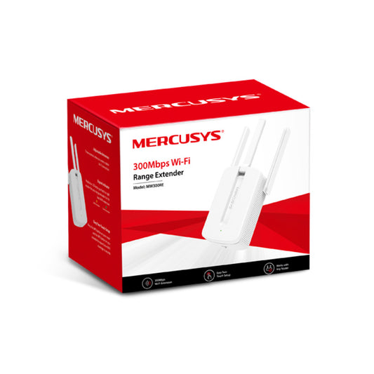 Razširitev brezžičnega omrežja MERCUSYS WiFi4 802.11n N300 300Mbit/s 3x antena (MW300RE)
