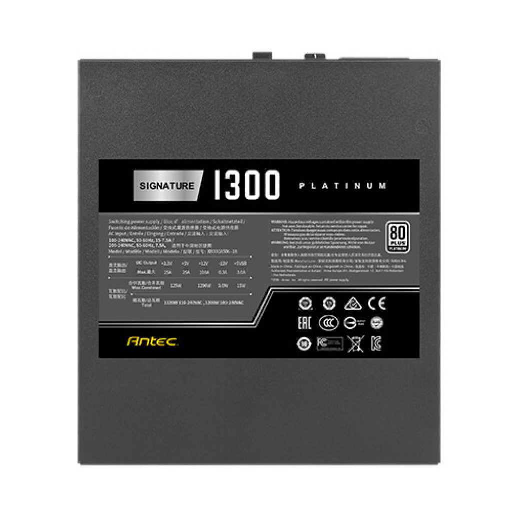 Napajalnik -1300W Antec SP1300 EC Signature PLATINUM 80Plus Platinum 92% modularni (0-761345-11707-4)