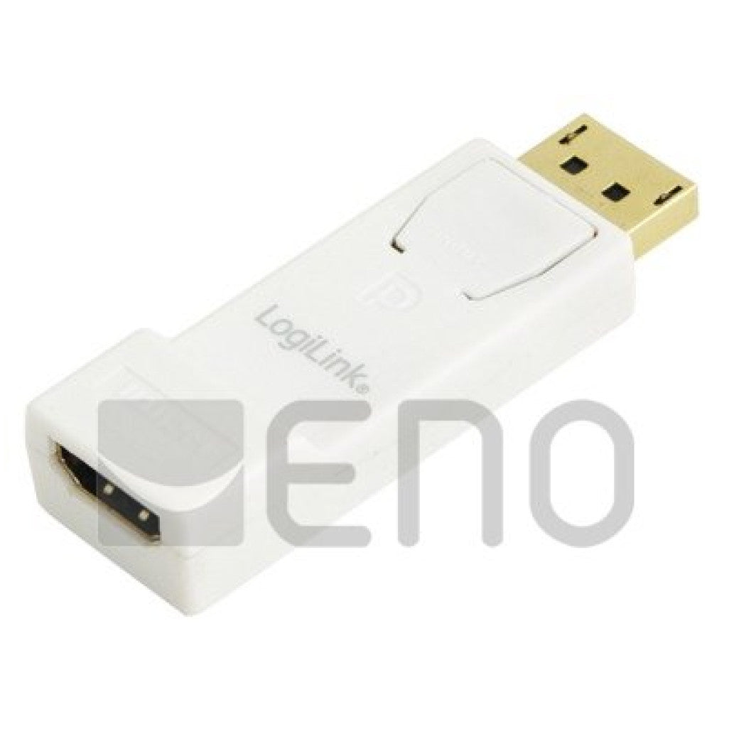 Adapter DisplayPort (m) => HDMI (ž) LogiLink z mehanizmom za zaklep (CV0057)