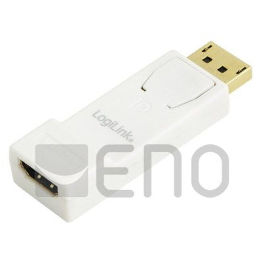 Adapter DisplayPort (m) => HDMI (ž) LogiLink z mehanizmom za zaklep (CV0057)