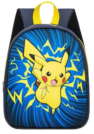 POKEMON - PIKACHU - JUNIOR nahrbtnik EVA 3D 32CM modre barve