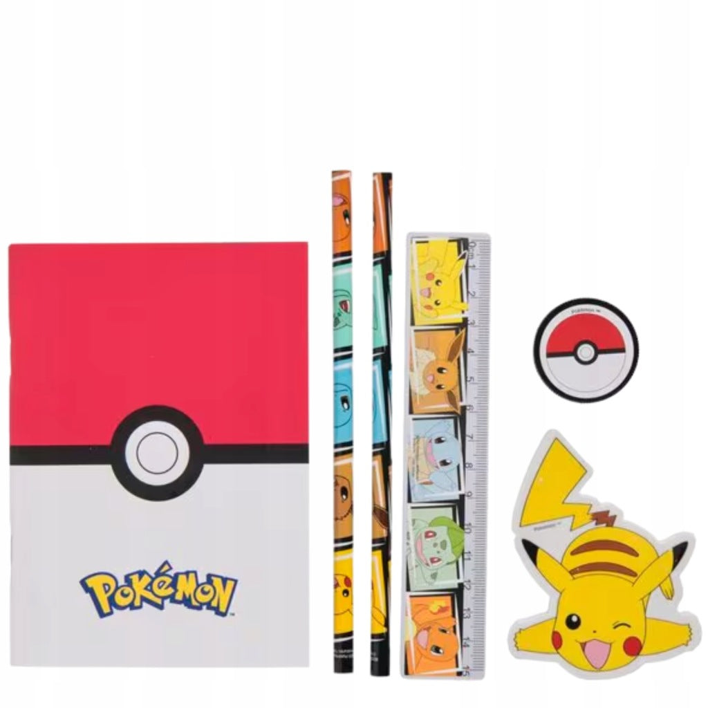 POKEMON - PIKACHU SHAPED peresnica s šolskimi potrebščinami
