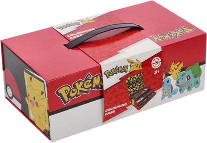 POKEMON - ustvarjalni kovček za risanje in barvanje – 52-delni