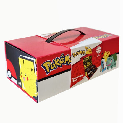 POKEMON - ustvarjalni kovček za risanje in barvanje – 52-delni
