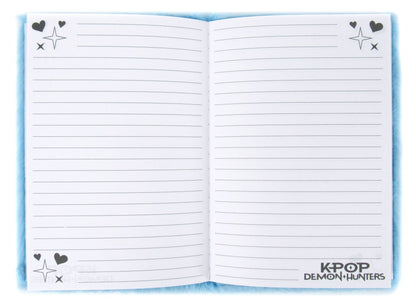 K-POP DEMON HUNTERS - STATIONERY SET A5 PLUSH NOTEBOOK WITH ERASABLE PEN