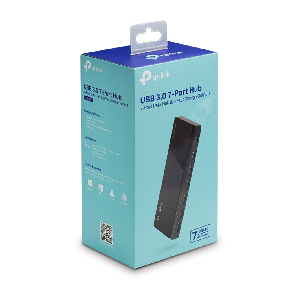 HUB USB 3.0 7portni TP-LINK UH700 zunanji  z napajanjem