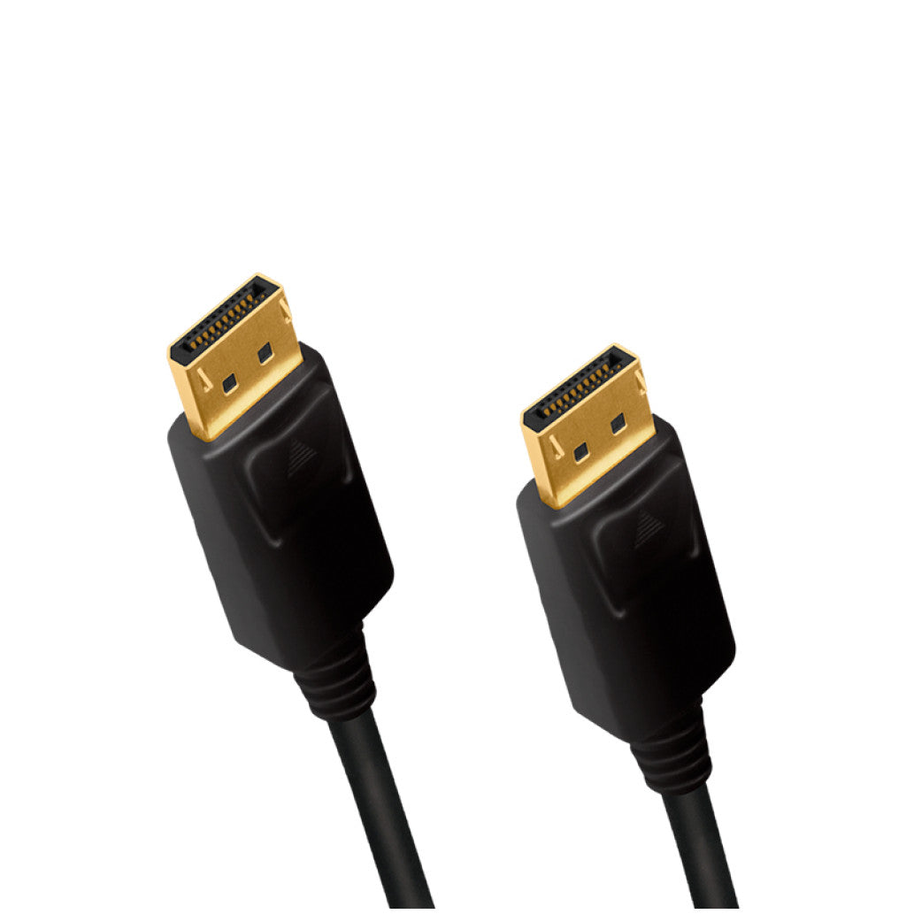 Kabel DisplayPort(m)=>DisplayPort(m) v1.2 2,00m 4K/60Hz CCS pozlačeni konektorji črn LogiLink (CD0101)
