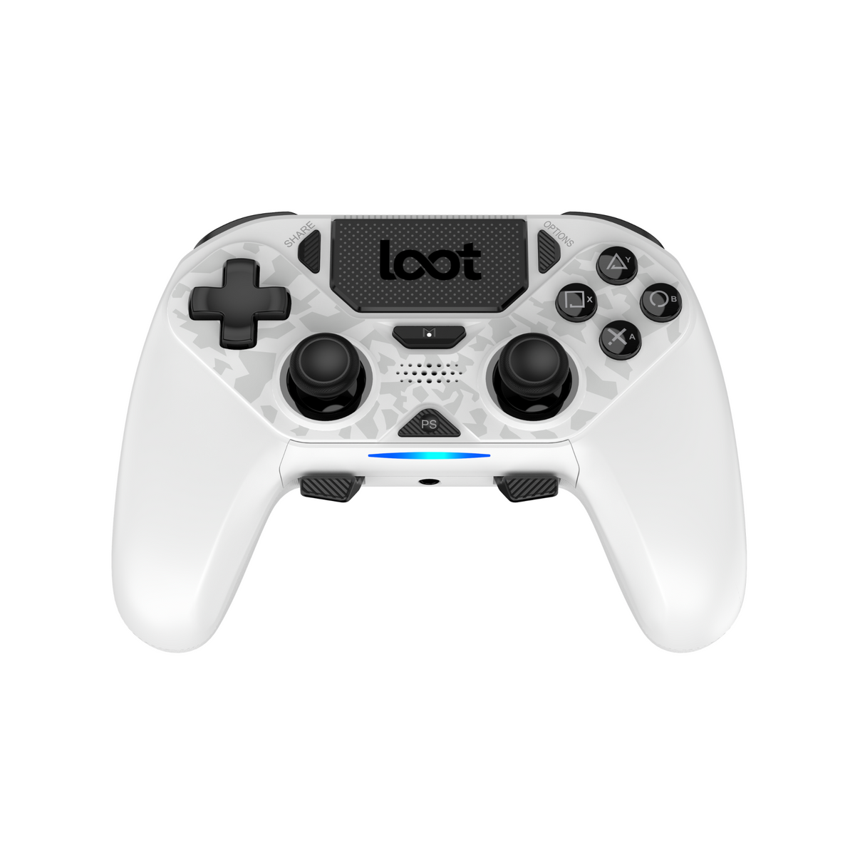 LOOT BREZŽIČNI KONTROLE ZA PS4/SWITCH/PC/MOBILE - BELE BARVE