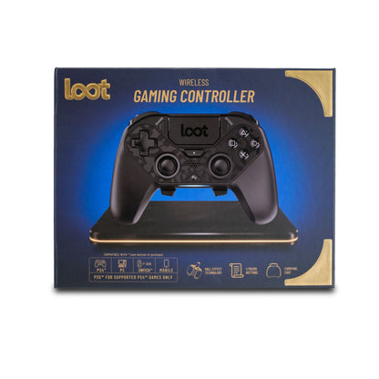 LOOT BREZŽIČNI KONTROLE ZA PS4/SWITCH/PC/MOBILE - ČRNE BARVE