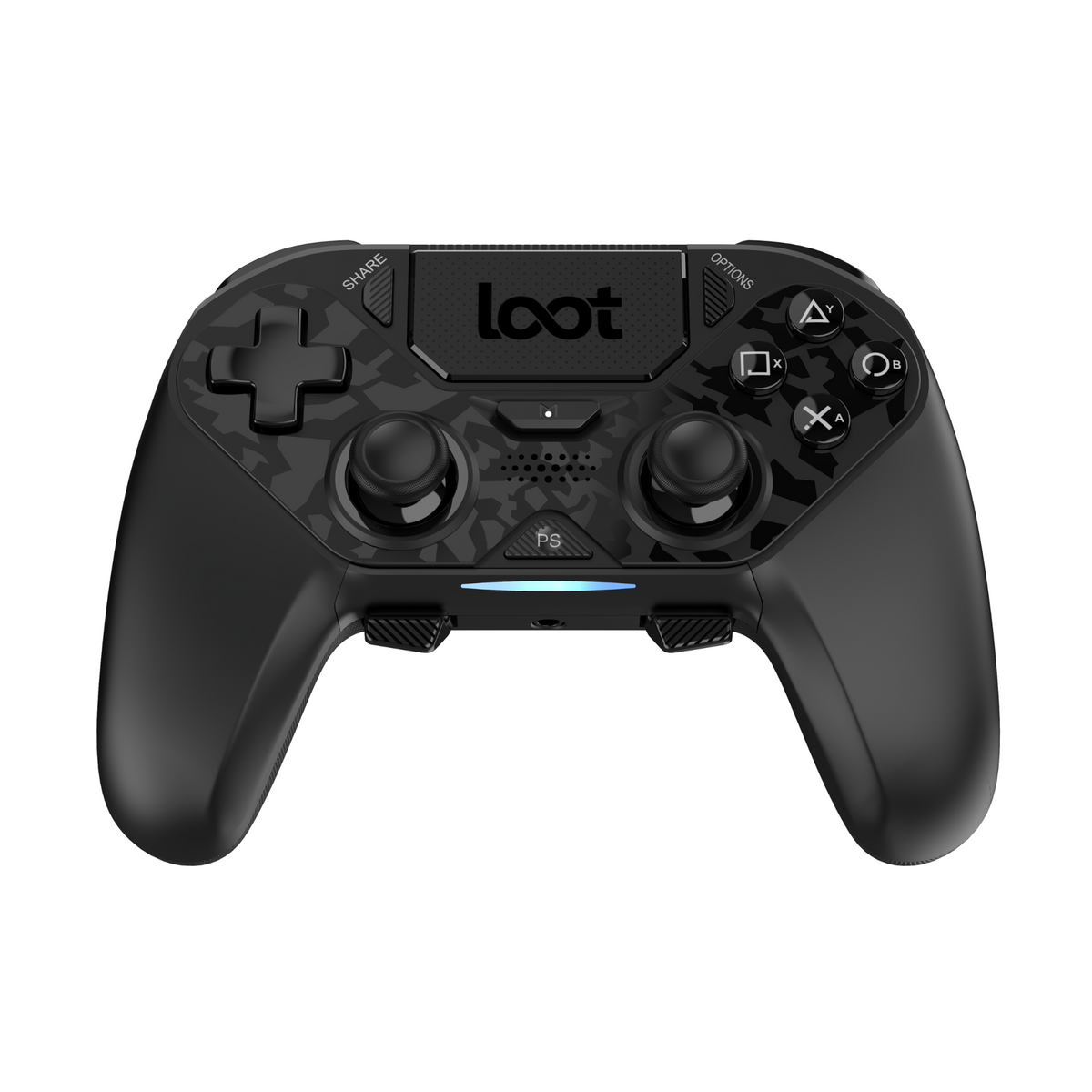 LOOT BREZŽIČNI KONTROLE ZA PS4/SWITCH/PC/MOBILE - ČRNE BARVE