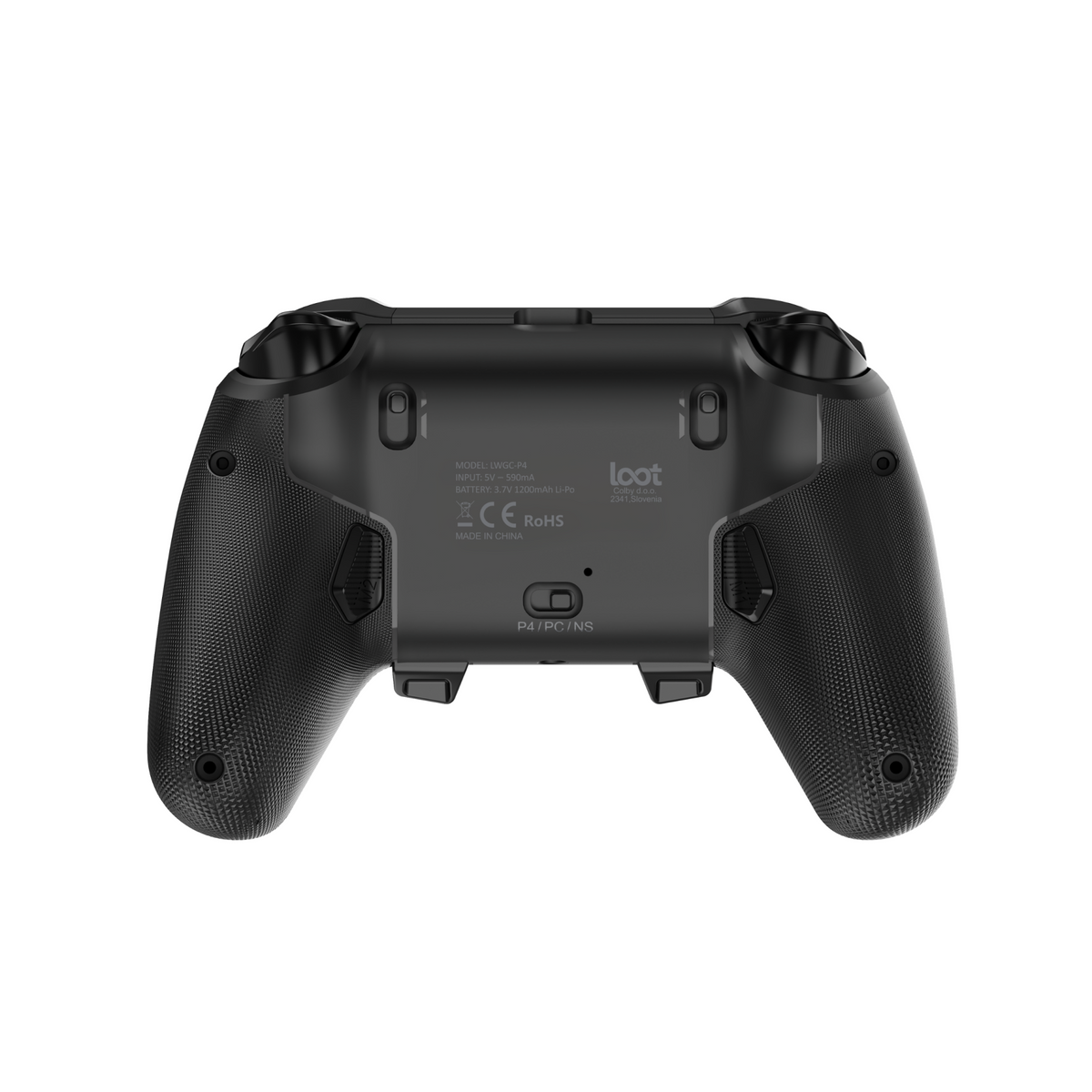 LOOT BREZŽIČNI KONTROLE ZA PS4/SWITCH/PC/MOBILE - ČRNE BARVE