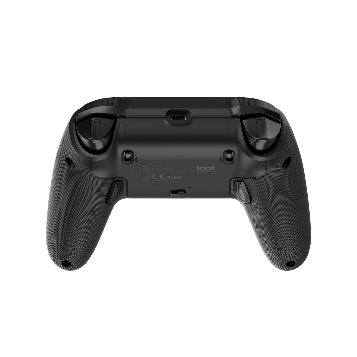 LOOT BREZŽIČNI KONTROLE ZA PS4/SWITCH/PC/MOBILE - ČRNE BARVE