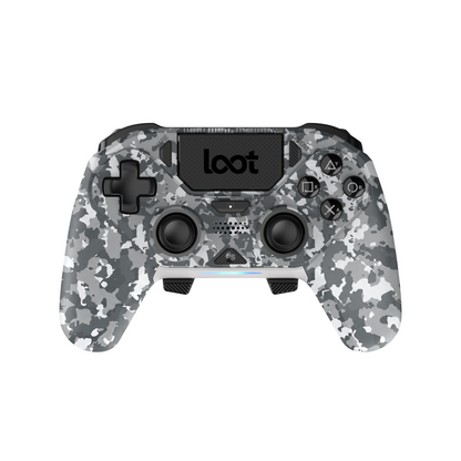 LOOT BREZŽIČNI KONTROLE ZA PS4/SWITCH/PC/MOBILE - SIVA MASKIRNA BARVA