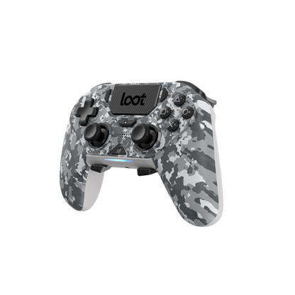 LOOT BREZŽIČNI KONTROLE ZA PS4/SWITCH/PC/MOBILE - SIVA MASKIRNA BARVA