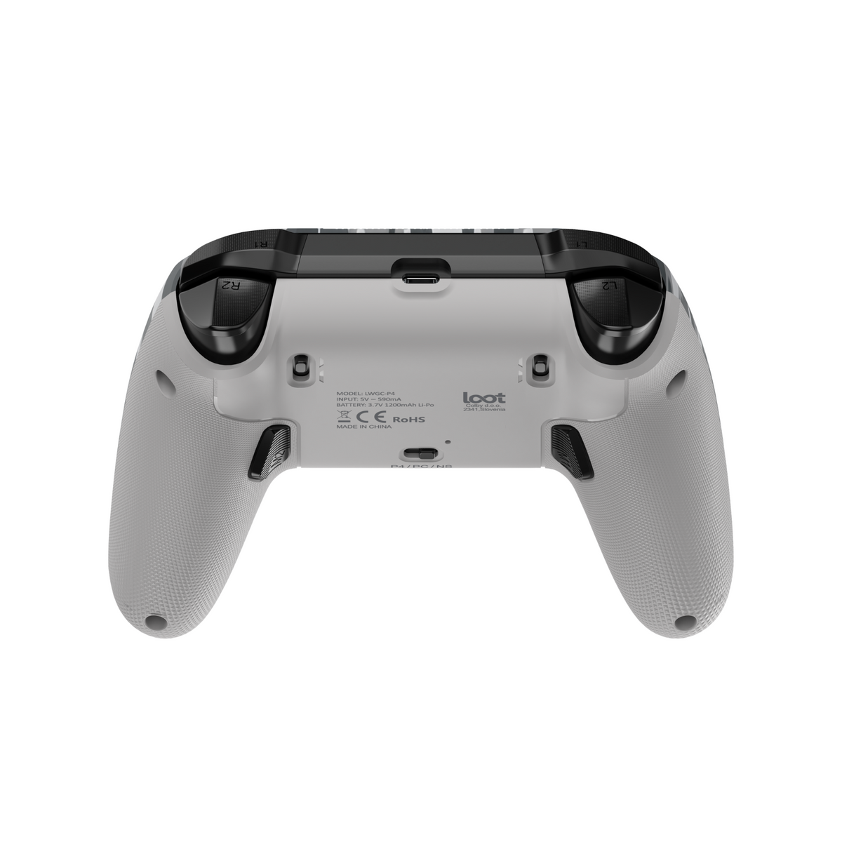 LOOT BREZŽIČNI KONTROLE ZA PS4/SWITCH/PC/MOBILE - SIVA MASKIRNA BARVA