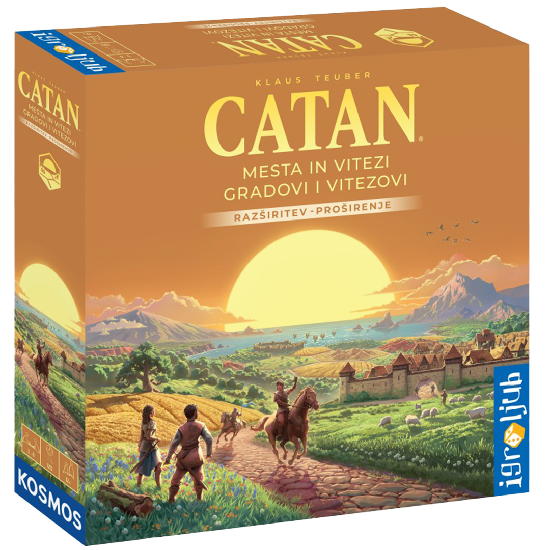 CATAN: Mesta in vitezi 2025 razširitev