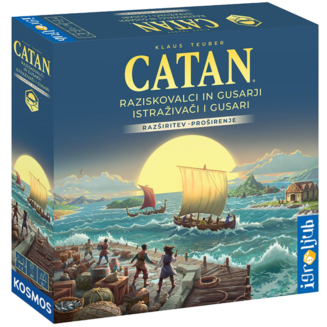 CATAN: Raziskovalci in pirati razširitev