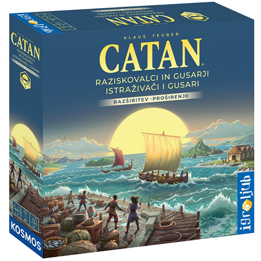 CATAN: Raziskovalci in pirati razširitev