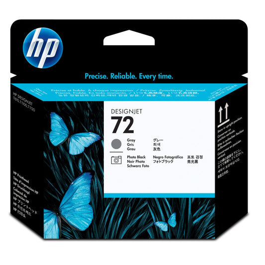 HP GLAVA SIVA IN FOTO CRNA 72 ZA DESIGNJET T1100/T610, VEC KOT 3 (C9380A)
