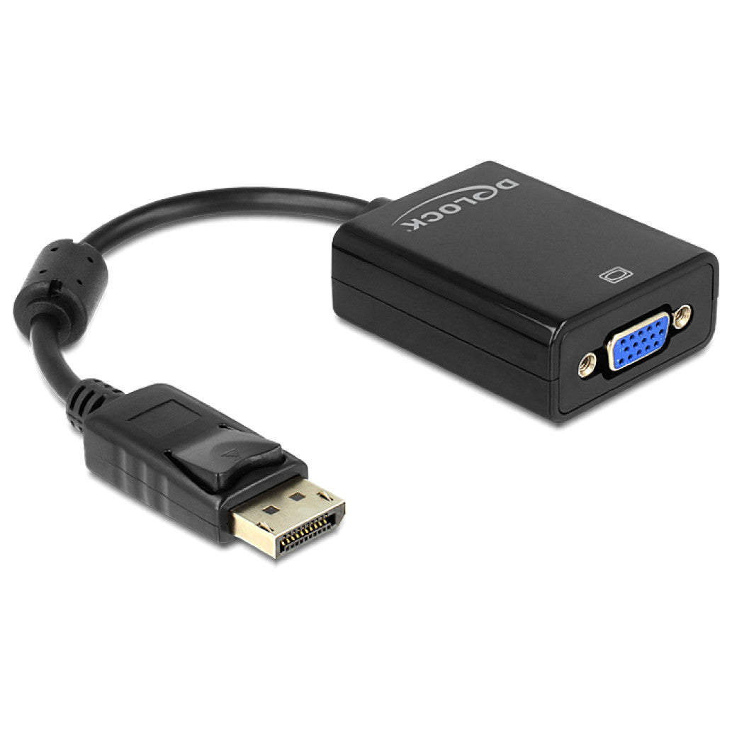 Adapter DisplayPort 1.2 (m) => VGA (ž) 15cm Digitus