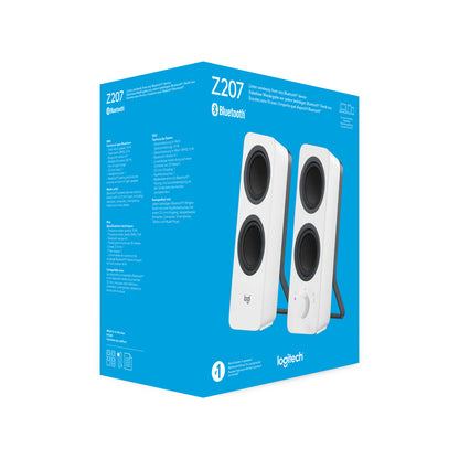 Zvočniki Logitech Z207 2x5W 2.0 (bela)