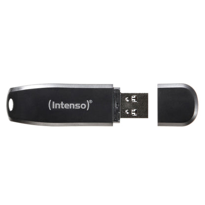 Spominski ključek 64GB USB 3.0 Intenso Speed Line 70MB/s - plastičen/s pokrovčkom/črn (3533490)