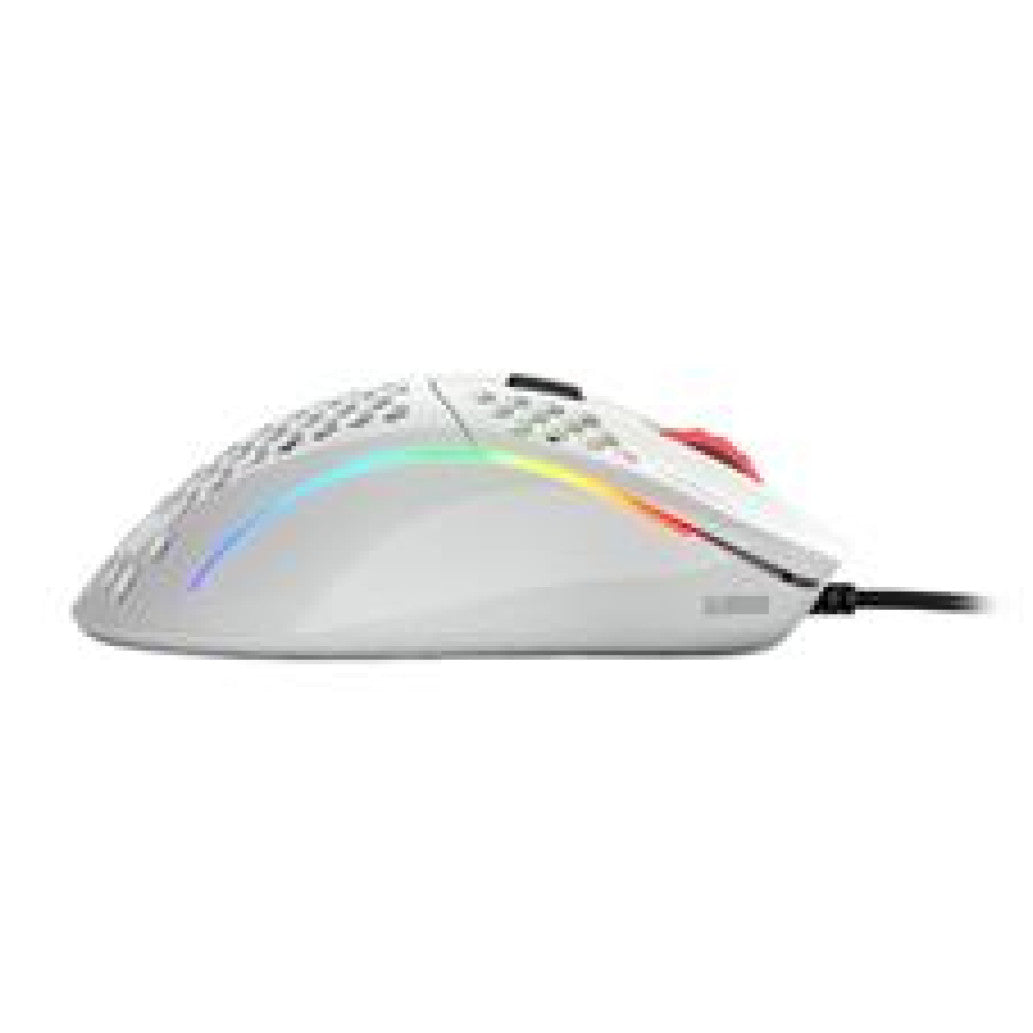 Gaming miška USB Glorious Model D M, bela (GD-GWHITE)