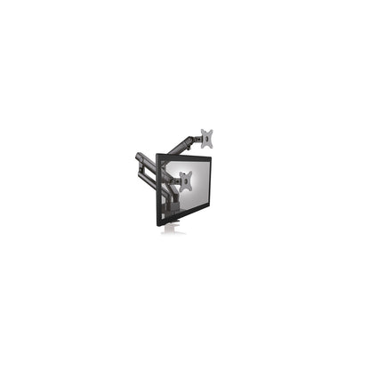 Nosilec za LCD monitor 58,4 - 81,28 cm (23"-32") IcyBox dvojni nosilec z montažo na rob mize