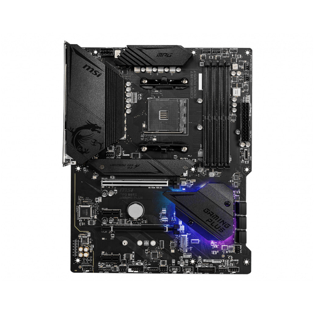 Osnovna plošča AM4 MSI MPG B550 GAMING PLUS ATX 2x M.2 HDMI DisplayPort USB-C (7C56-003R)