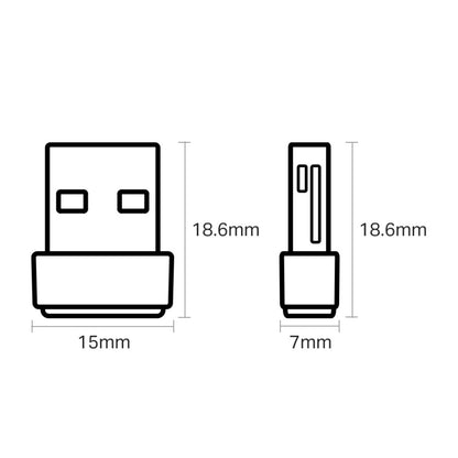 Brezžični mrežni adapter USB 2.0 TP-Link WiFi5 802.11ac AC600 633Mbit/s dualband Nano (Archer T2UNano)