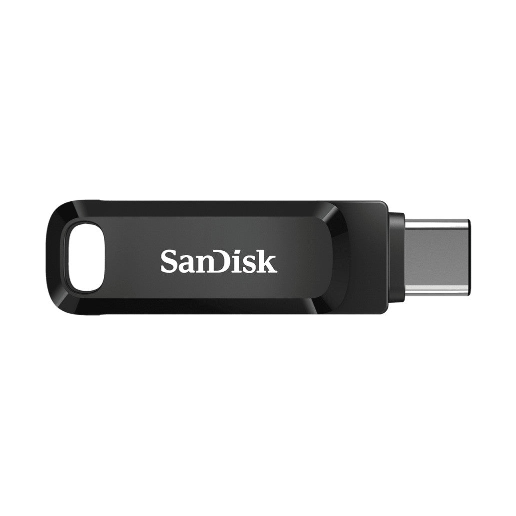 Spominski ključek 32GB USB-C/A USB3.2 Sandisk Ultra Dual Go 150MB/s plastičen vrtljiv črn (SDDDC3-032G-G46)