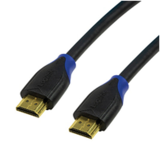 Kabel HDMI(m)=>HDMI(m) v2.0 3,00m 4K/60Hz pozlačeni kontakti črn LogiLink(CH0063)