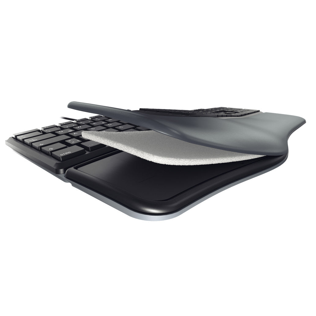 Tipkovnica USB Cherry KC 4500 ERGO UK | SLO gravura črna (JK-4500GB-2)