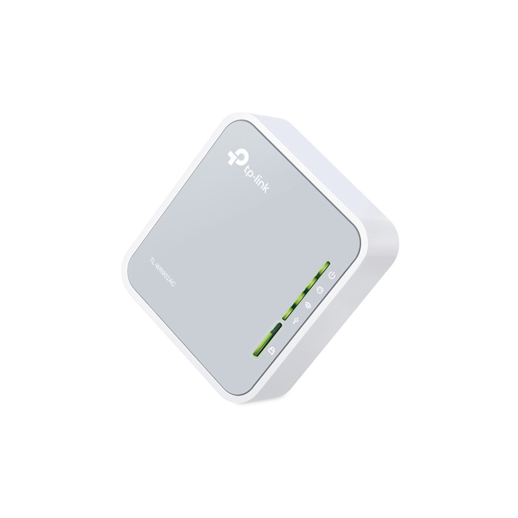 Usmerjevalnik brezžični TP-Link WiFi5 802.11ac AC750 733Mbit/s dualband 1xLAN 1x notranja antena (TL-WR902AC)
