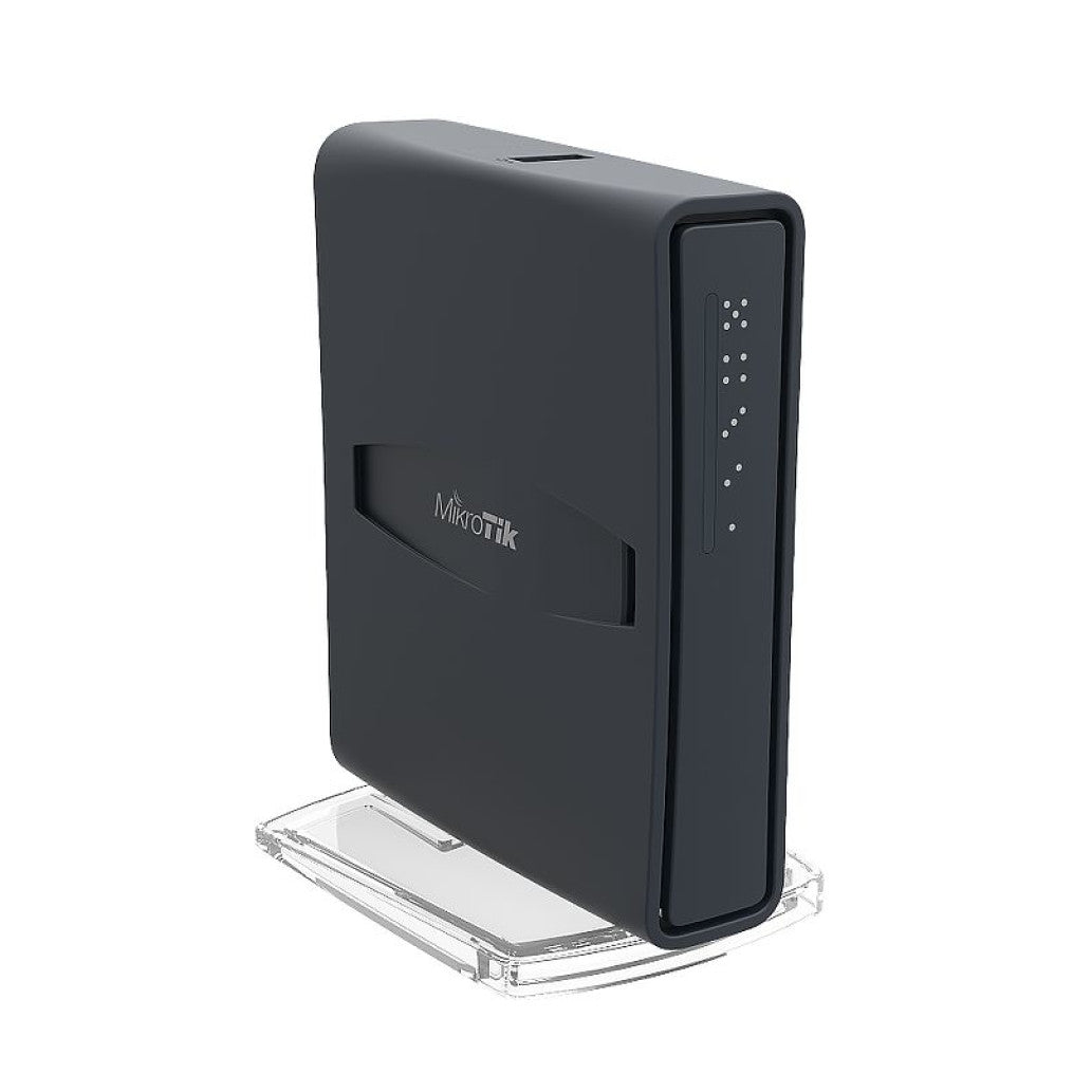 Usmerjevalnik brezžični Mikrotik WiFi5 802.11ac AC750 433Mbit/s 3G/4G USB dongle dualband 5xLAN 2x notranja antena (RB952Ui-5ac2nD-TC)
