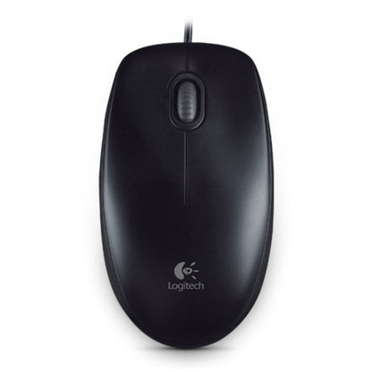 Miš  Logitech USB B100 Optična OEM črna - For Business (910-003357)