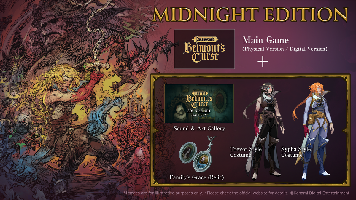 Castlevania: Belmont’s Curse - Midnight Edition (Nintendo Switch)