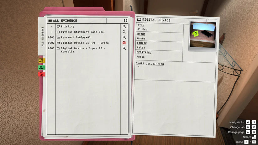 Forensics (Playstation 5)