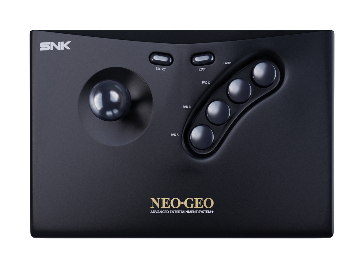 NEOGEO AES+ brezžična arkadna igralna palica črne barve