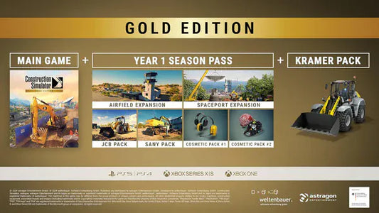 Construction Simulator - Gold Edition (Playstation 5)