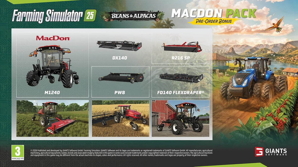 Farming Simulator 25 - Beans & Alpacas Edition (XBOX Series X)