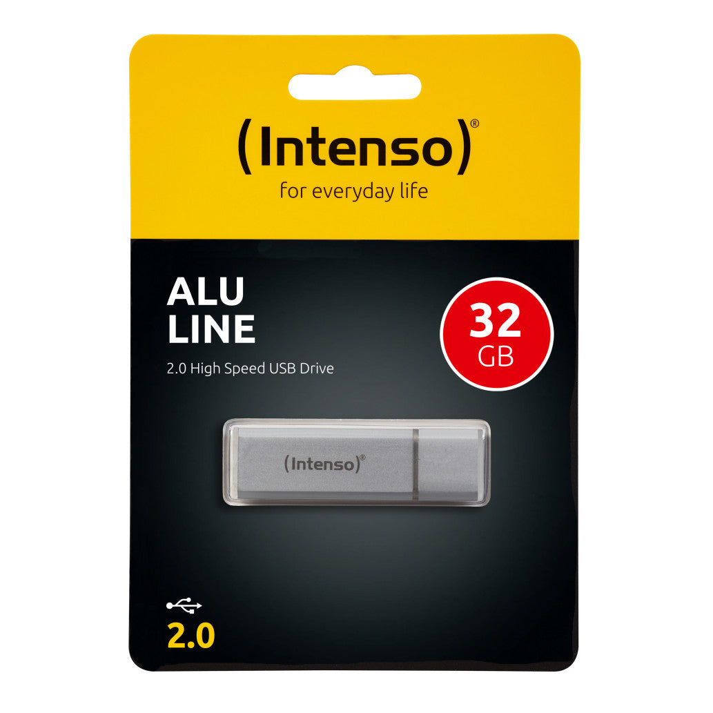 Spominski ključek 32GB USB 2.0 Intenso Alu Line 6,5MB/s aluminij (3521482)