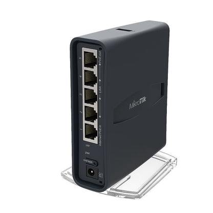 Usmerjevalnik brezžični Mikrotik WiFi5 802.11ac AC750 433Mbit/s 3G/4G USB dongle dualband 5xLAN 2x notranja antena (RB952Ui-5ac2nD-TC)