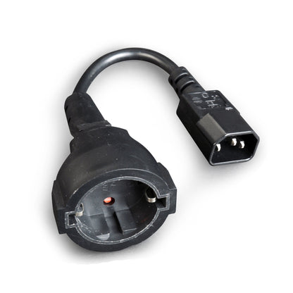 UPS napajalni adapter 220 IEC 320 C14 - SCHUKO (Ž) 0,15m črn Cablexpert /(PC-SFC14M-01)