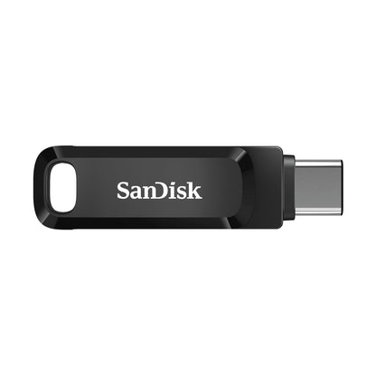 Spominski ključek 128GB USB 3.2/USB-C Sandisk Dual Drive Go 400MB/s plastičen vrtljiv črn (SDDDC3-128G-G46)