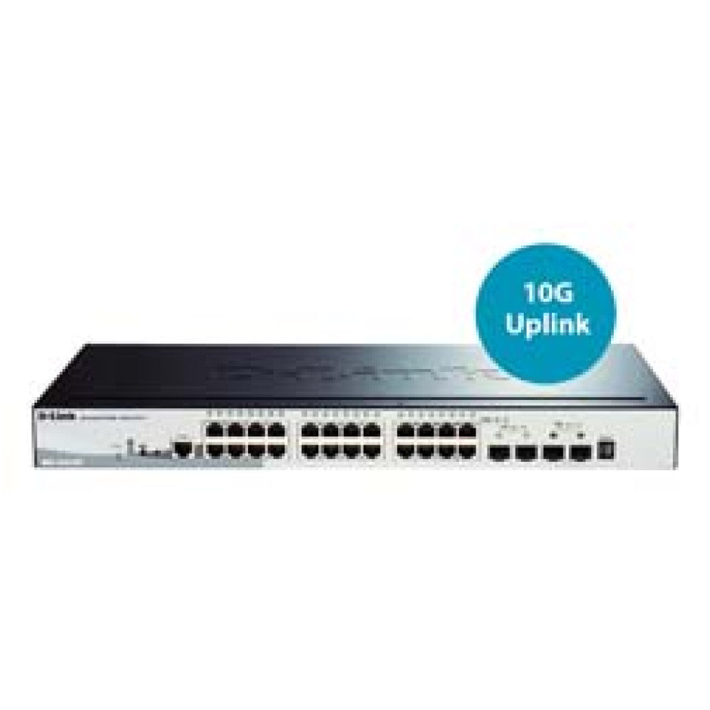 STIKALO 28-PORT 2xSFP D-link 100/1000 PoE Managed Rackmount (DGS-1510-28P)